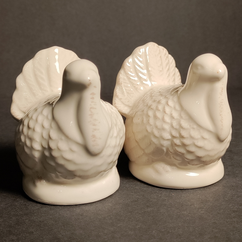 🍁TURKEY SALT& PEPPER SHAKERS⭐